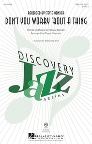 cover Don't You Worry 'Bout a Thing SAB choral sheet music cover